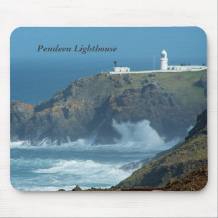 Mousepad Foto de Cornualha Inglaterra do farol de Pendeen