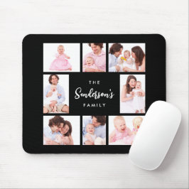 Mousepad Foto de Família em 8 Seções em Moldura Preta