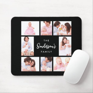 Mousepad Foto de Família em 8 Seções em Moldura Preta