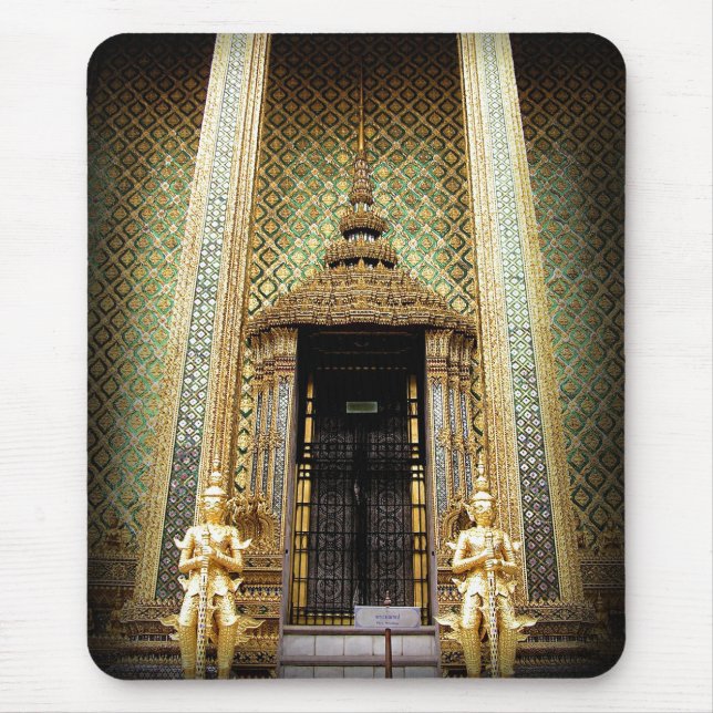 Mousepad Foto De Guardiões Do Palácio Do Ouro Tailândia (Frente)