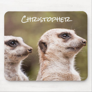 Mousepad Foto de Meerkats Cute Personalizada