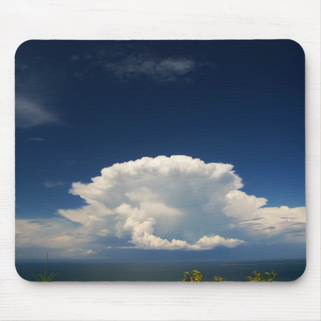 Mousepad Foto de Nuvem Branca Fofa (Frente)