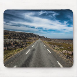 Mousepad Foto de Paisagem de Viagem Rodoviária