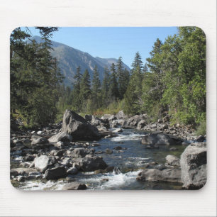 Mousepad Foto de Paisagem Robusta do Mountain River