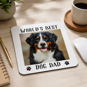 Mousepad Foto do Animal de Estimação com Pegadas de Patinha