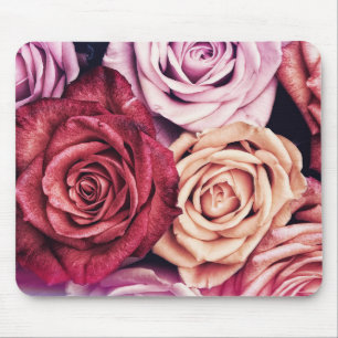 Mousepad Foto do Buquê Rosa