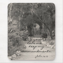 Mousepad Foto do caminho John 14:15