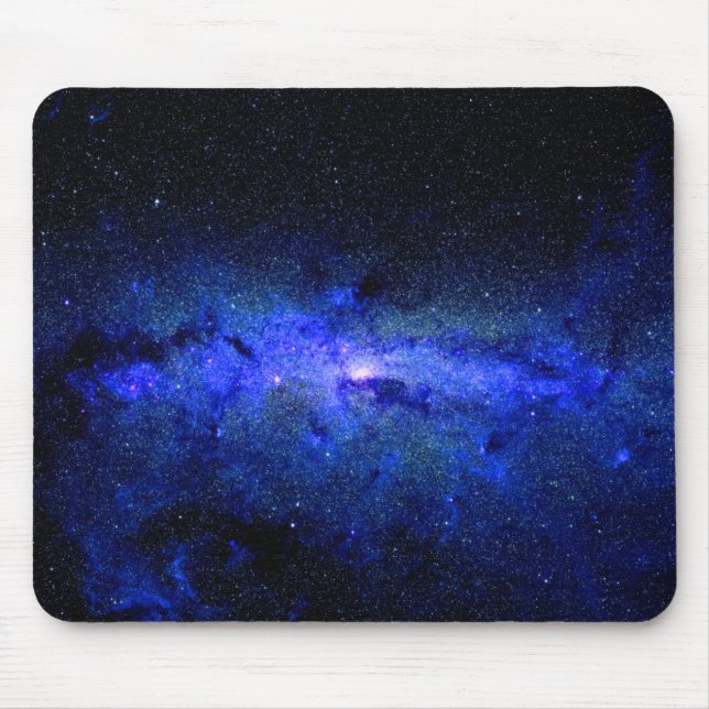 Mousepad Foto do espaço da galáxia da Via Láctea (Frente)