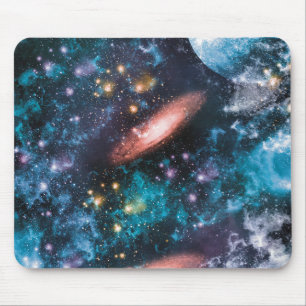 Mousepad Foto do Planeta Hubble Celestial Galaxy Nebula