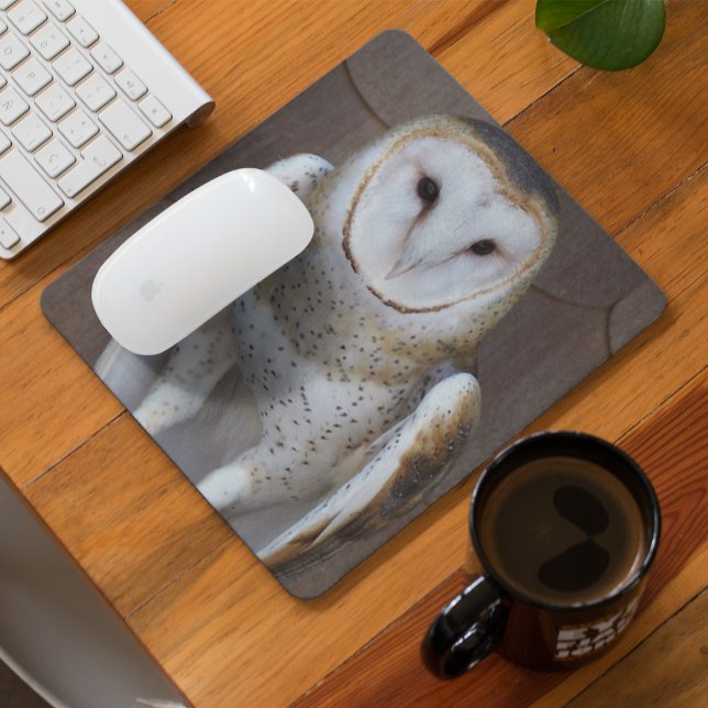 Mousepad Foto do Raptor Barn Owl (In Situ)