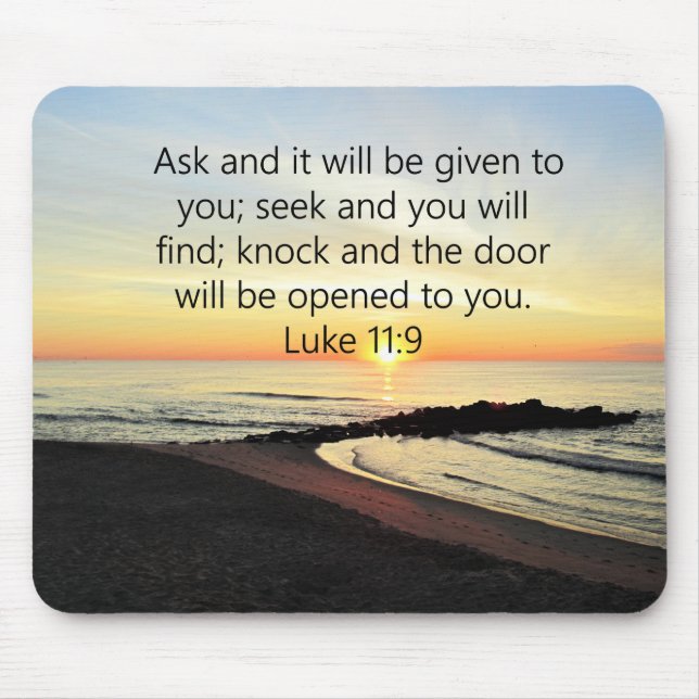 MOUSEPAD FOTO DO SOL DE LUKE 11:9 INSPIRADORA (Frente)