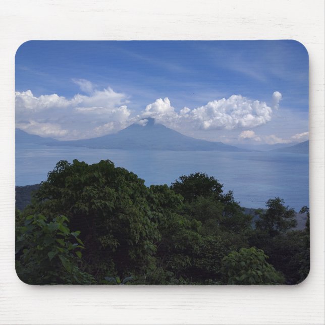Mousepad Foto dos vulcões do lago Atitlan (Frente)