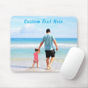 Mousepad Foto e texto personalizados - seu próprio Design