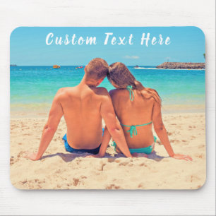 Mousepad Foto e texto personalizados - seu próprio Design