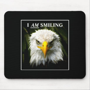 Mousepad Foto engraçada de águia sorrindo Mpy