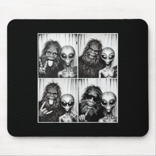 Mousepad Foto Engraçada De Photobooth Sasquatch Ufo Bigfoot