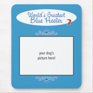 Mousepad Foto feita sob encomenda! Mundos o grande Heeler