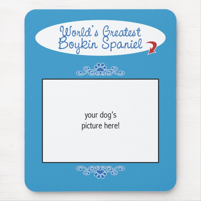 Mousepad Foto feita sob encomenda! Spaniel de Boykin dos (Frente)