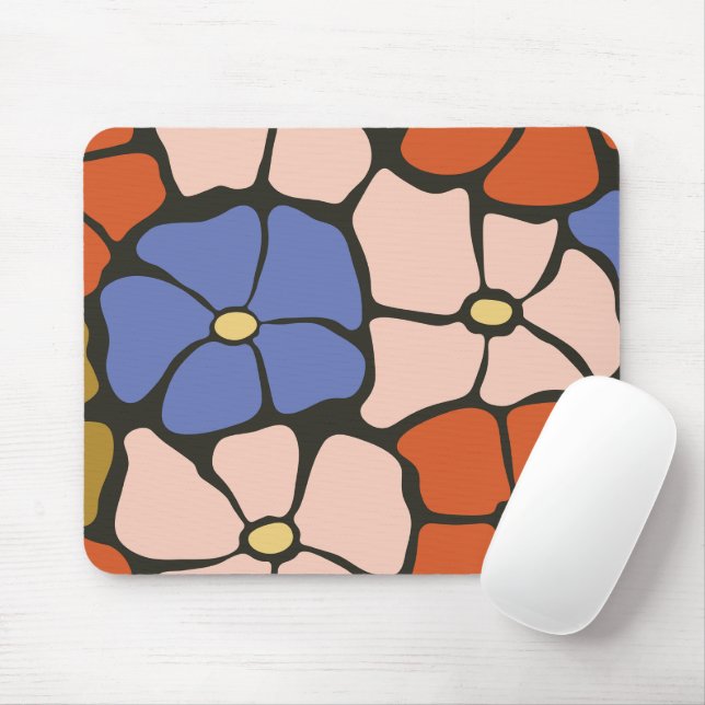Mousepad Foto Floral da Natureza Moderna (Com mouse)