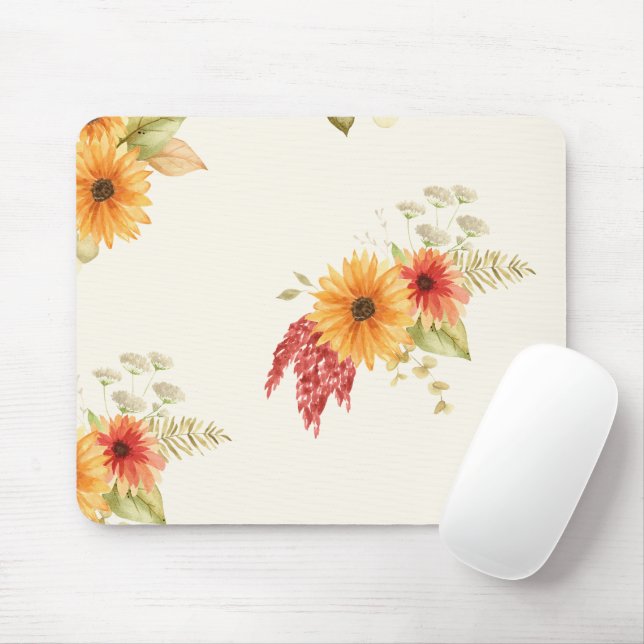 Mousepad Foto Floral da Natureza Moderna (Com mouse)