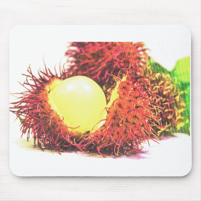 Mousepad Foto "Fruta Rambutan". Compre agora (Frente)