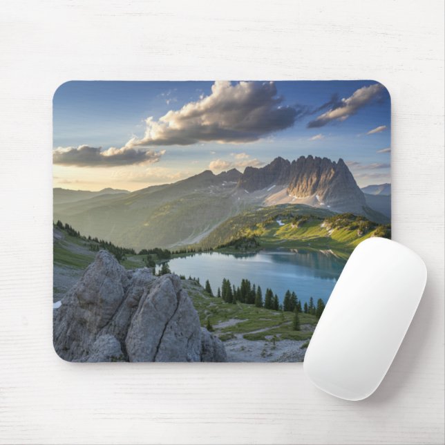 Mousepad Foto Moderna da Natureza Personalizada  (Com mouse)