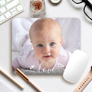Mousepad Foto personalizada Cortes de Script de Amor Modern