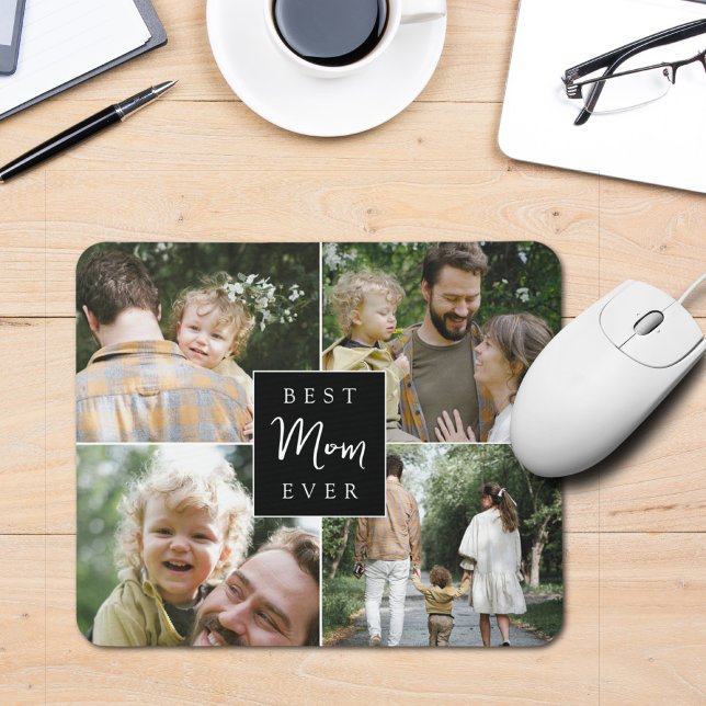 Mousepad Foto personalizada da melhor mãe de sempre (Criador carregado)