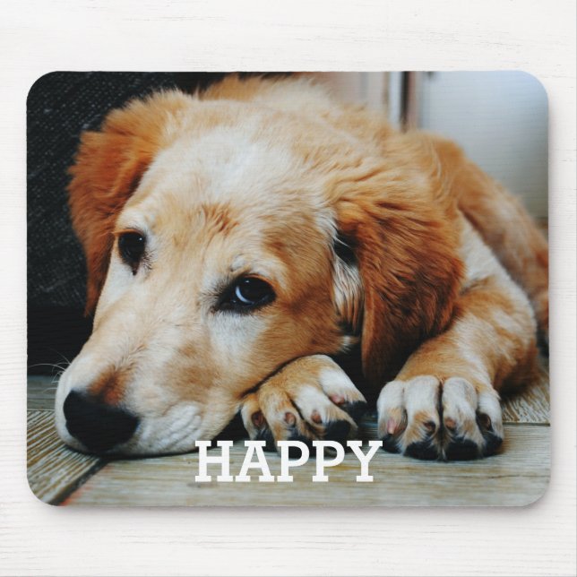 Mousepad Foto personalizada de cão (Frente)