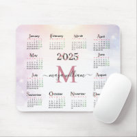 Foto Personalizada Do Calendário Floral Rosa 2025