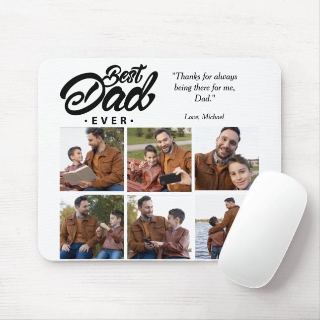 Mousepad Foto personalizada do melhor Pai nunca (Com mouse)