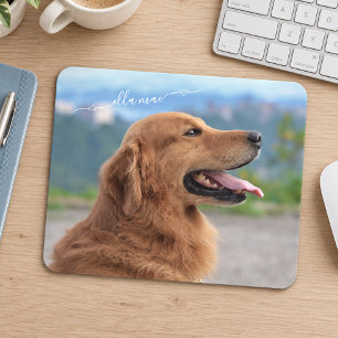 Mousepad Foto Personalizada e Nome do Cachorro