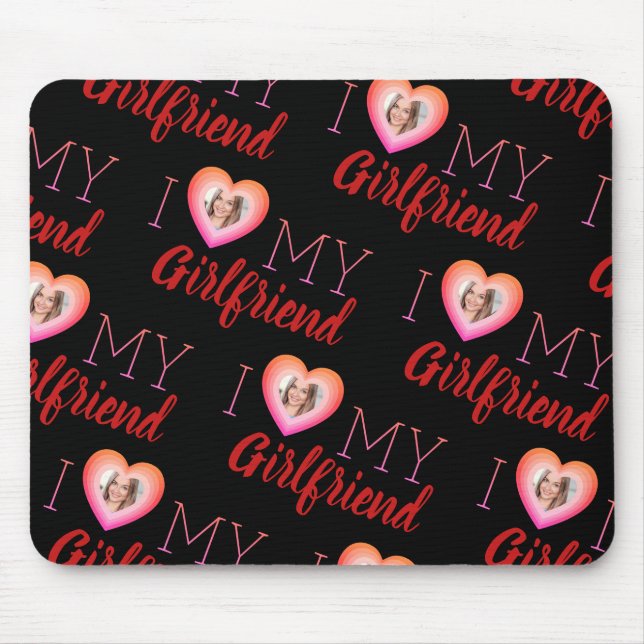 Mousepad Foto Personalizada Que Amo O Meu Bloco De Mão Pret (Frente)