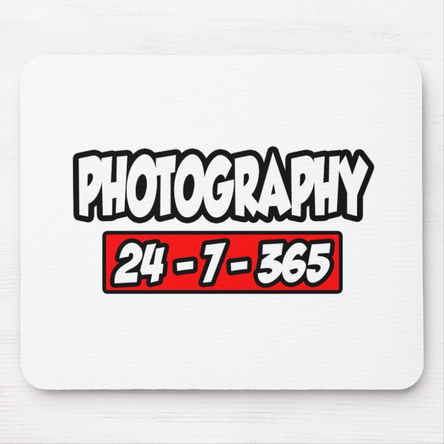 Mousepad Fotografia 24-7-365 (Frente)
