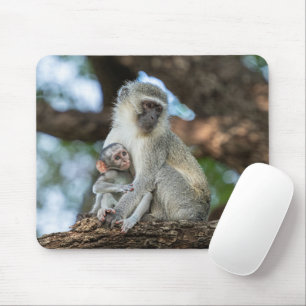 Mousepad Fotografia africana de macacos-prego