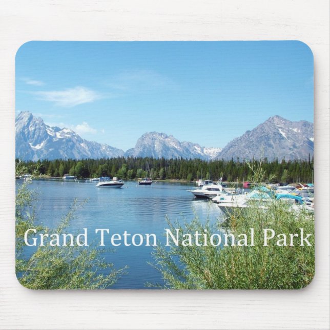 Mousepad Fotografia da paisagem do Grand Teton National Par (Frente)