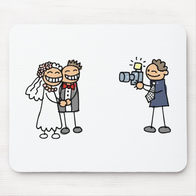 Mousepad Fotografia de Casamento Fotografia de Casamento (Frente)