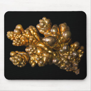 Mousepad Fotografia de Rochas Metálicas e Minerais de Cobre