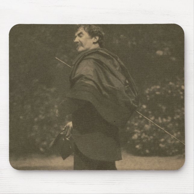 Mousepad Fotografia do retrato de James Abbott McNeill (Frente)