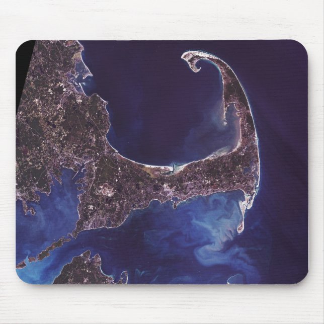 Mousepad Fotografia do satélite de Cape Cod (Frente)