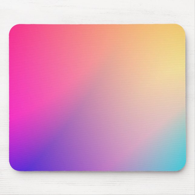 Mousepad Fotografia rosa-quente neon iridescente Arco-íris  (Frente)