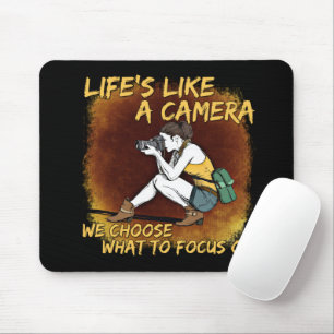 Mousepad Fotografia - Vida Como Um Fotógrafo De Câmera