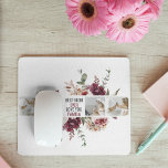 Mousepad Fotografias de Colagem Moderna: Melhor Presente da<br><div class="desc">Esta foto moderna de colagem apresenta lindas flores organizadas em uma armação, fazer o presente perfeito para uma mãe especial em sua vida. O toque único e personalizado de uma foto de colagem captura memórias e momentos compartilhados, fazer-a uma maneira atenciosa e sincera de mostrar apreciação e amor. Seja por...</div>