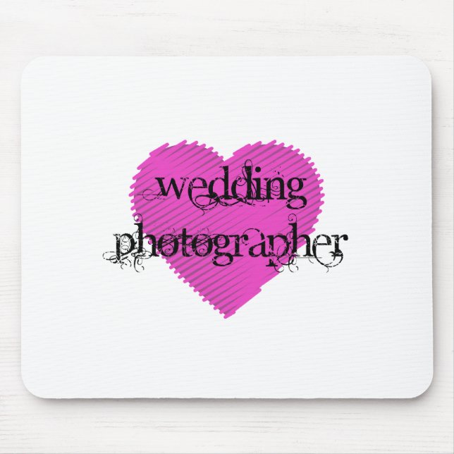Mousepad Fotógrafo De Casamento (Frente)