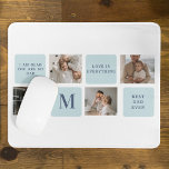 Mousepad Fotos de Colagem Moderna - Presente Azul dos Melho<br><div class="desc">Fotos modernas de colagem com um tema azul podem fazer um presente de excelente para o Dia de os pais ou qualquer ocasião para celebrar um pai especial. Fotos de colagem são uma forma única e criativa de mostrar uma coleção de momentos memoráveis e podem ser personalizadas para ajustado do...</div>
