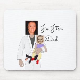 Mousepad Fotos personalizadas e texto manuscrito do Pai Jiu