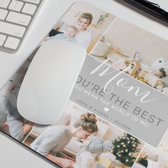 Mousepad Fotos personalizadas Mãe Você é a melhor | Persona (Criador carregado)