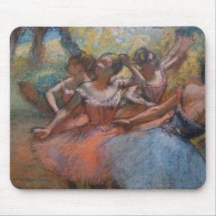 Mousepad Four Ballerinas on Palco (Balé) (por Edgar Degas)