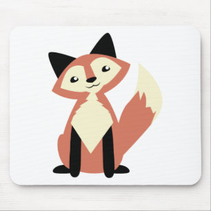 Mousepad Fox bonito da Cabeça-inclinação