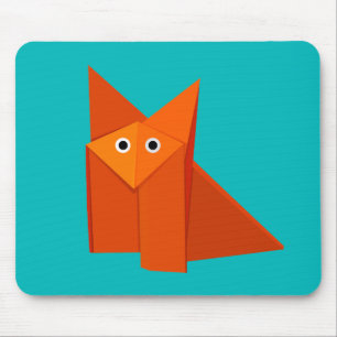 Mousepad Fox bonito de Origami